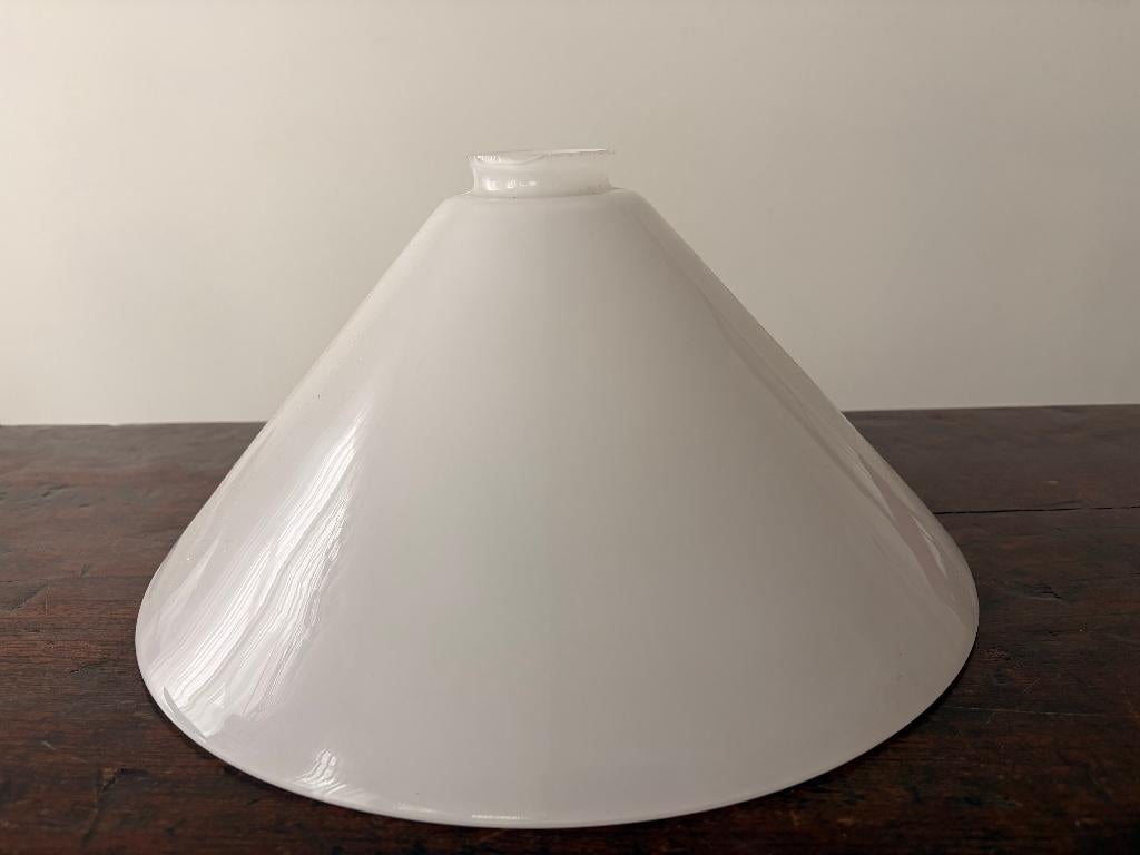 lampenkap glas wit hanglamp, Ophalen, Zo goed als nieuw, Glas, Minder dan 50 cm