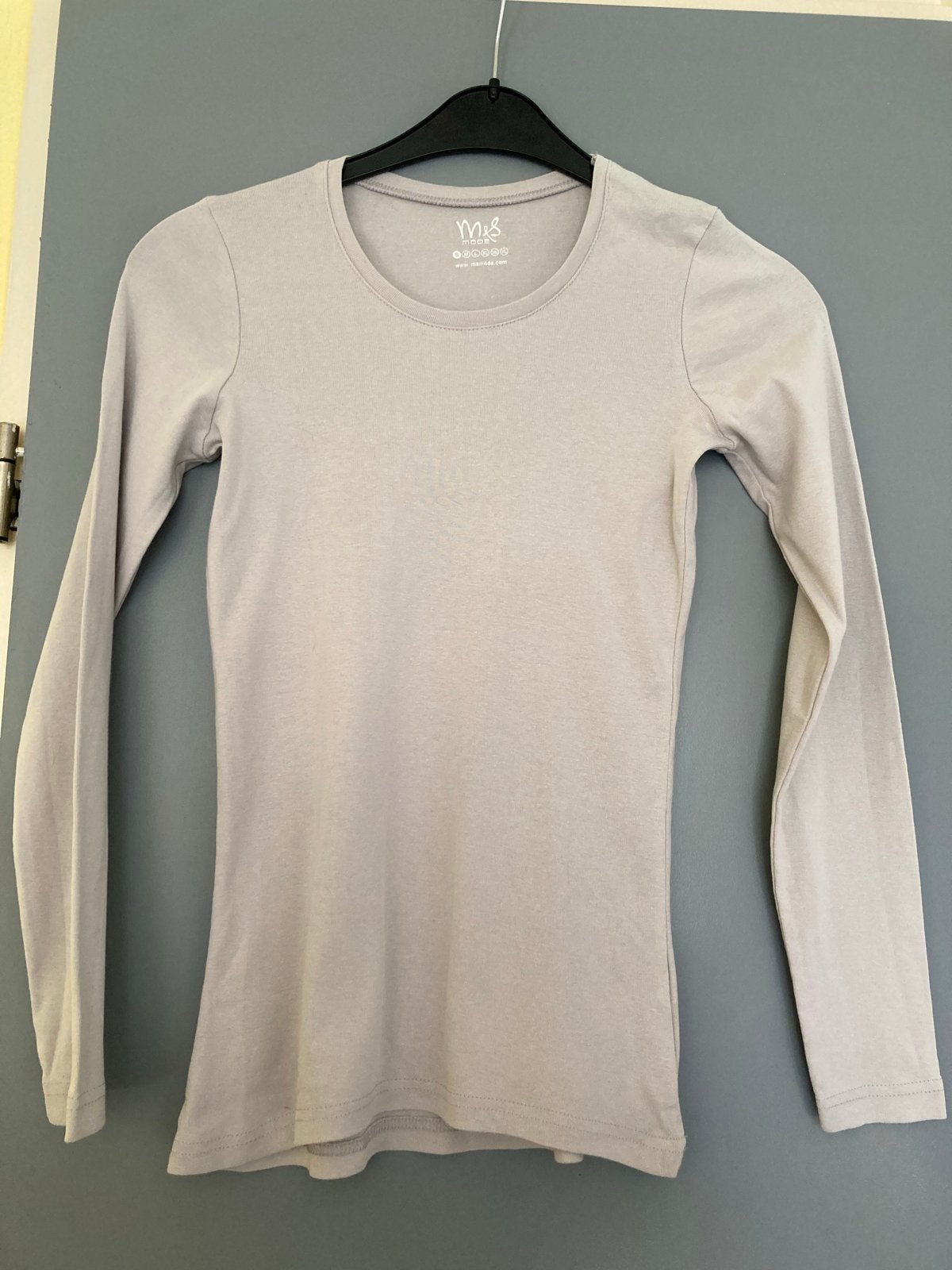 Nieuw M&S Mode shirt met lange mouwen - Neutraal, Kleding | Dames, Overige kleuren, Nieuw, Ophalen of Verzenden, Lange mouw