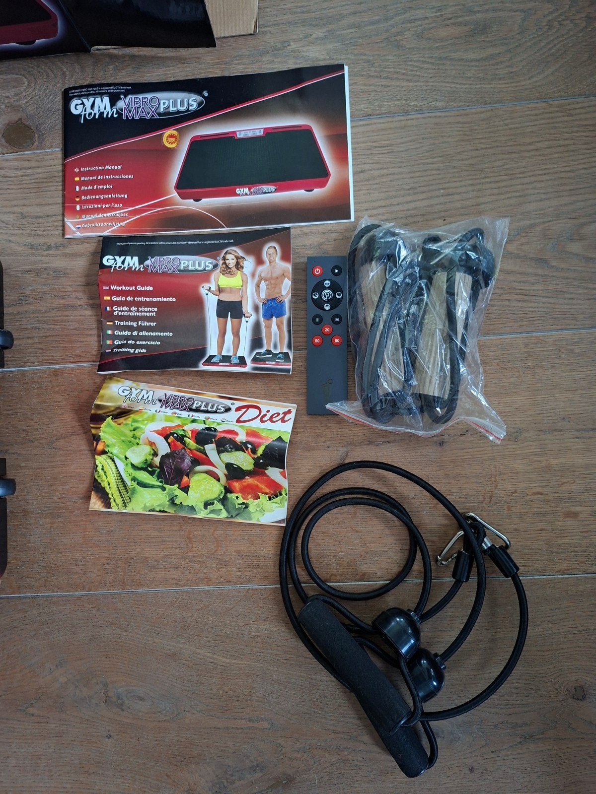 Gymform Vibro Max Plus Trilplaat - Zo goed als nieuw, Ophalen, Kunststof, Trilplaat, Benen
