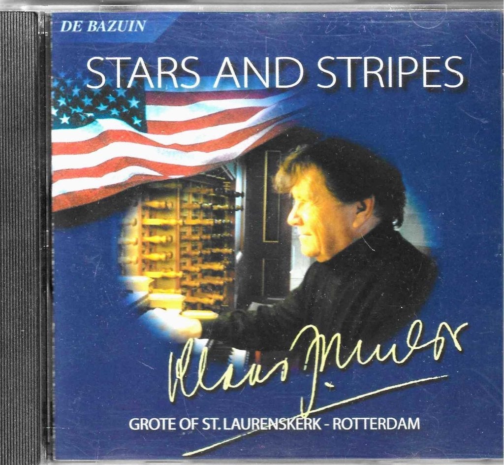 Klaas Jan Mulder - Stars en stripes - Laurenskerk Rotterdam, Orgel, Overige typen, Ophalen of Verzenden, Zo goed als nieuw