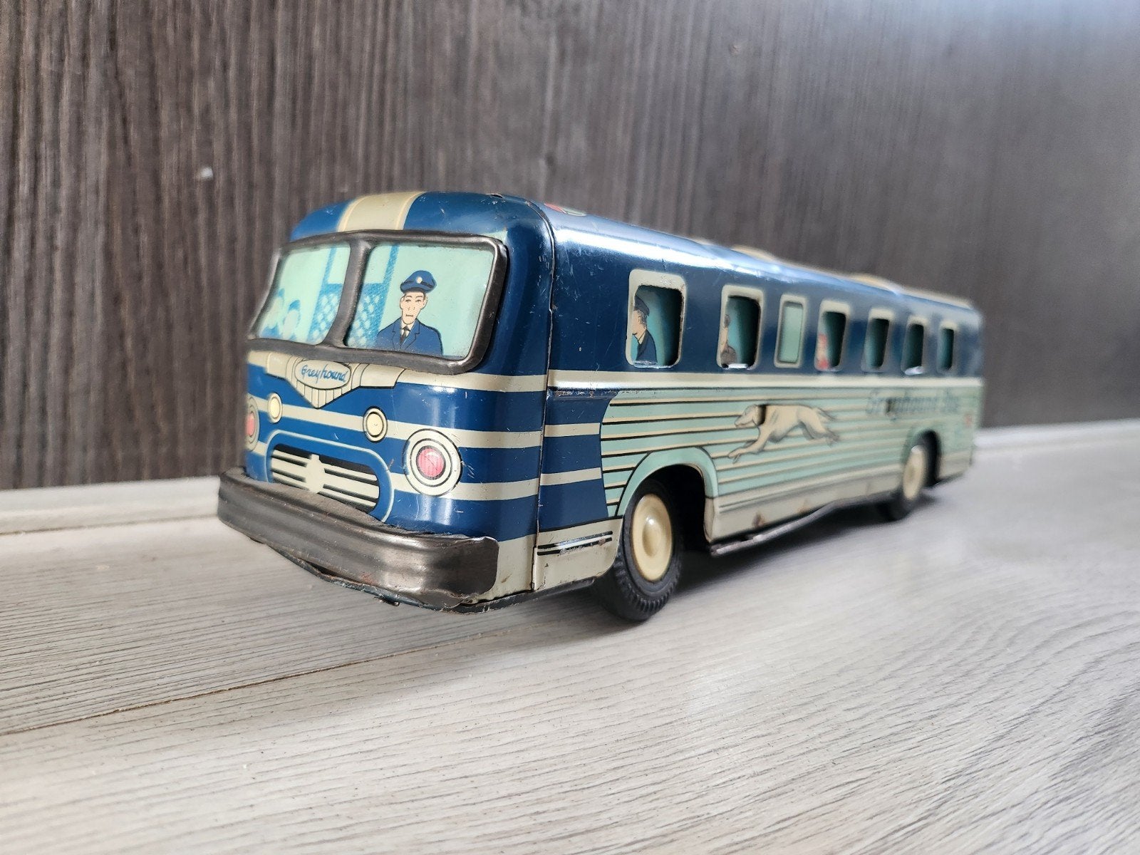 Cragstan Japan Blikken Greyhound Bus - 30 cm, Ophalen of Verzenden