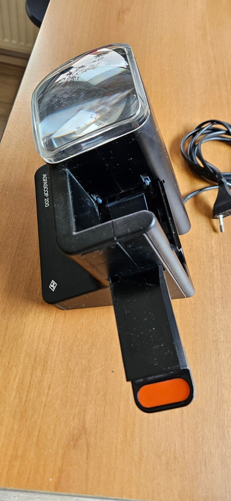 Agfa Agfascop 200 diaviewer 230V - Goed werkend, Ophalen, Gebruikt