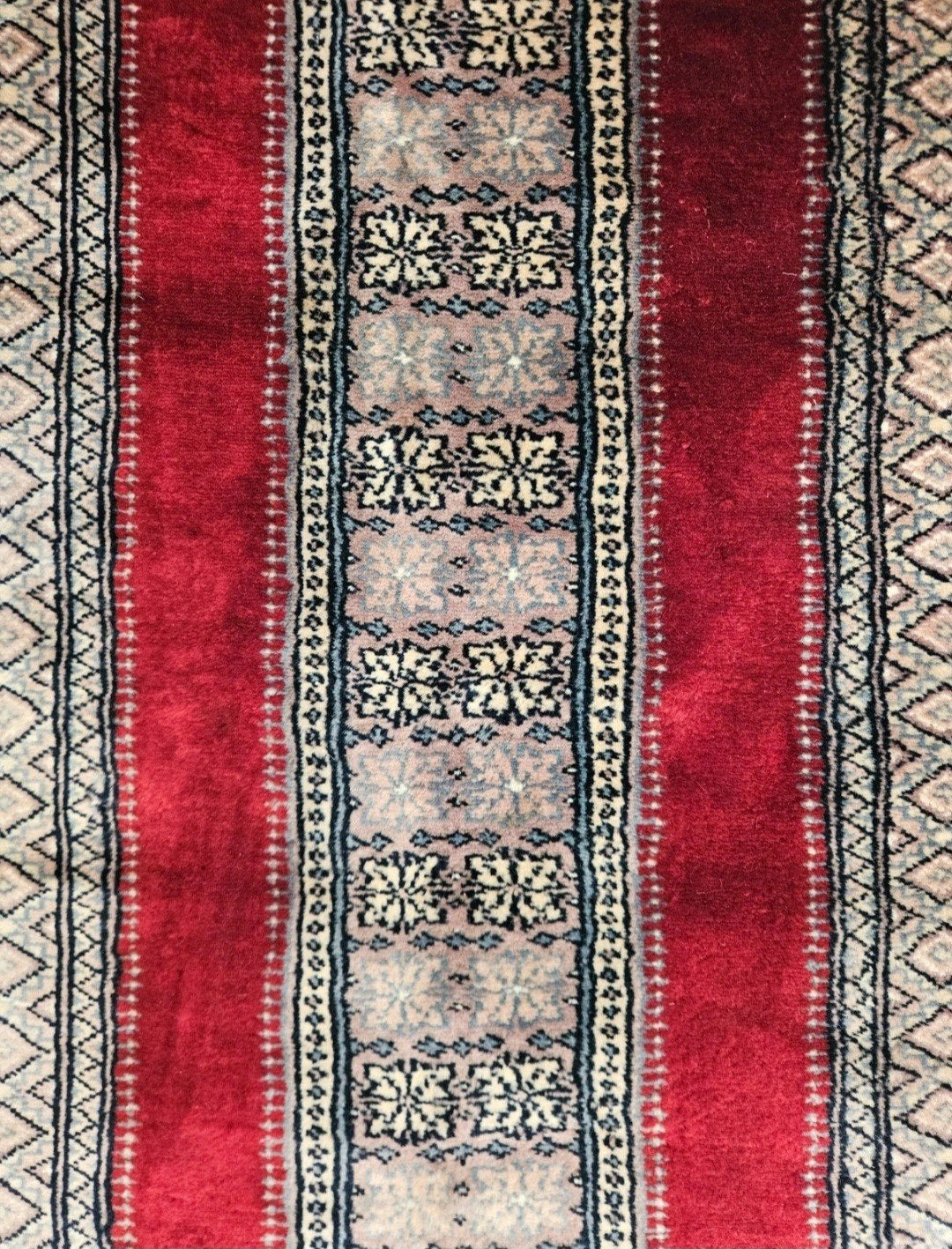 Handgeknoopt Perzisch wol tapijt loper Merino 61x127cm, Perzisch, Vintage, Klassiek, Www.hypepopup.nl, Zo goed als nieuw, Www.hypepopup.nl