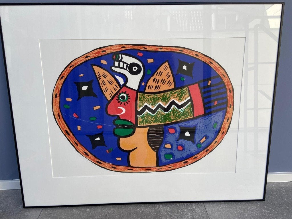 zeefdruk van Clemens Briels, Zeefdruk, Gelimiteerde oplage, Abstract, Ophalen
