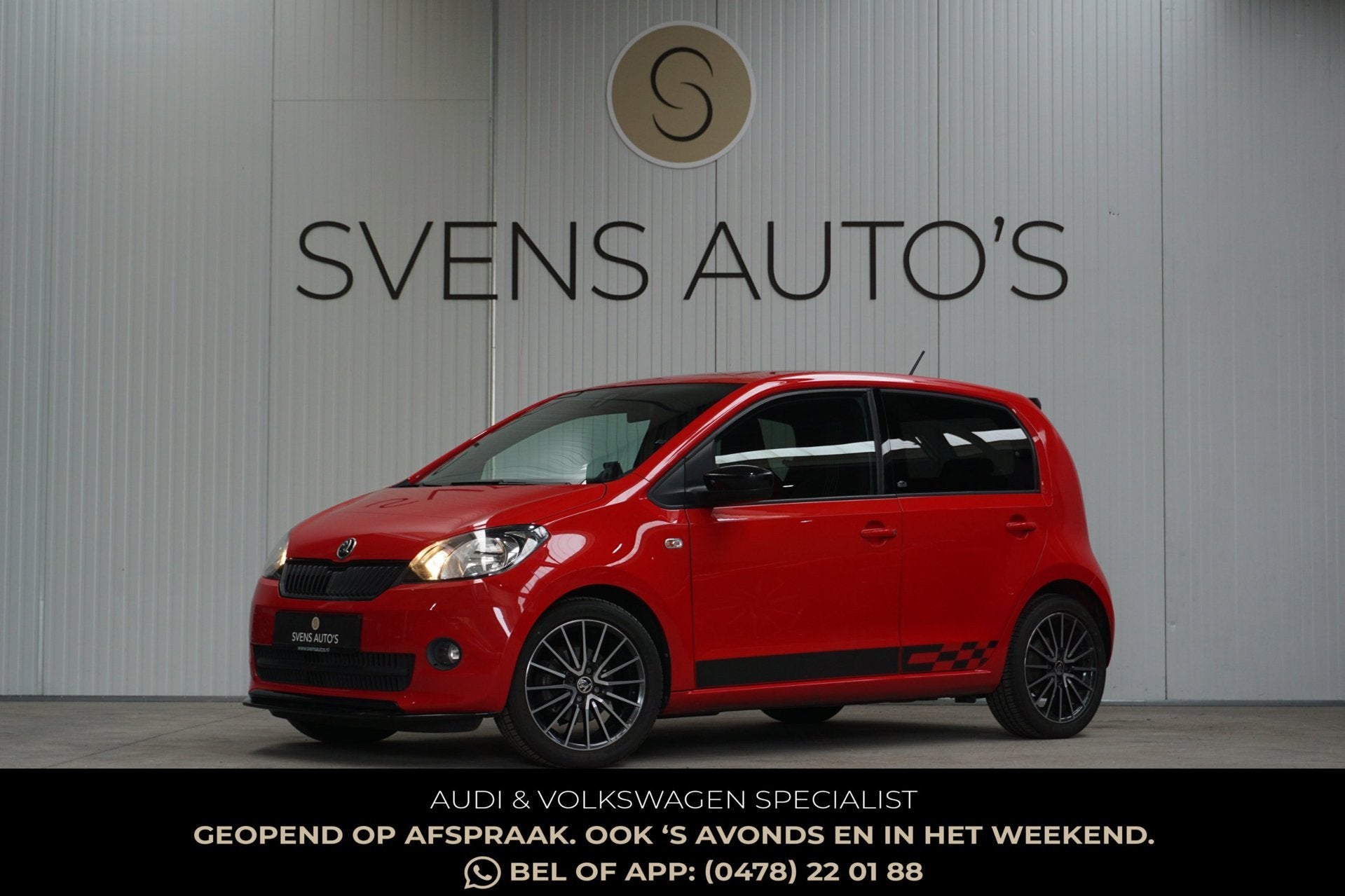 Skoda Citigo 1.0 Monte Carlo Stoelverwarming|Cruise|Navi|Air, Auto's, Voorwielaandrijving, Stof, Gebruikt, Zwart