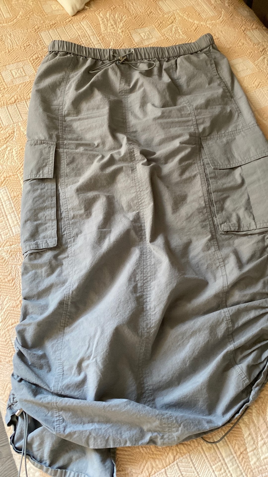 Lichtgrijze cargo rok 38/40 merk Clockhouse, Ophalen of Verzenden, Zo goed als nieuw, Maat 38/40 (M), Grijs