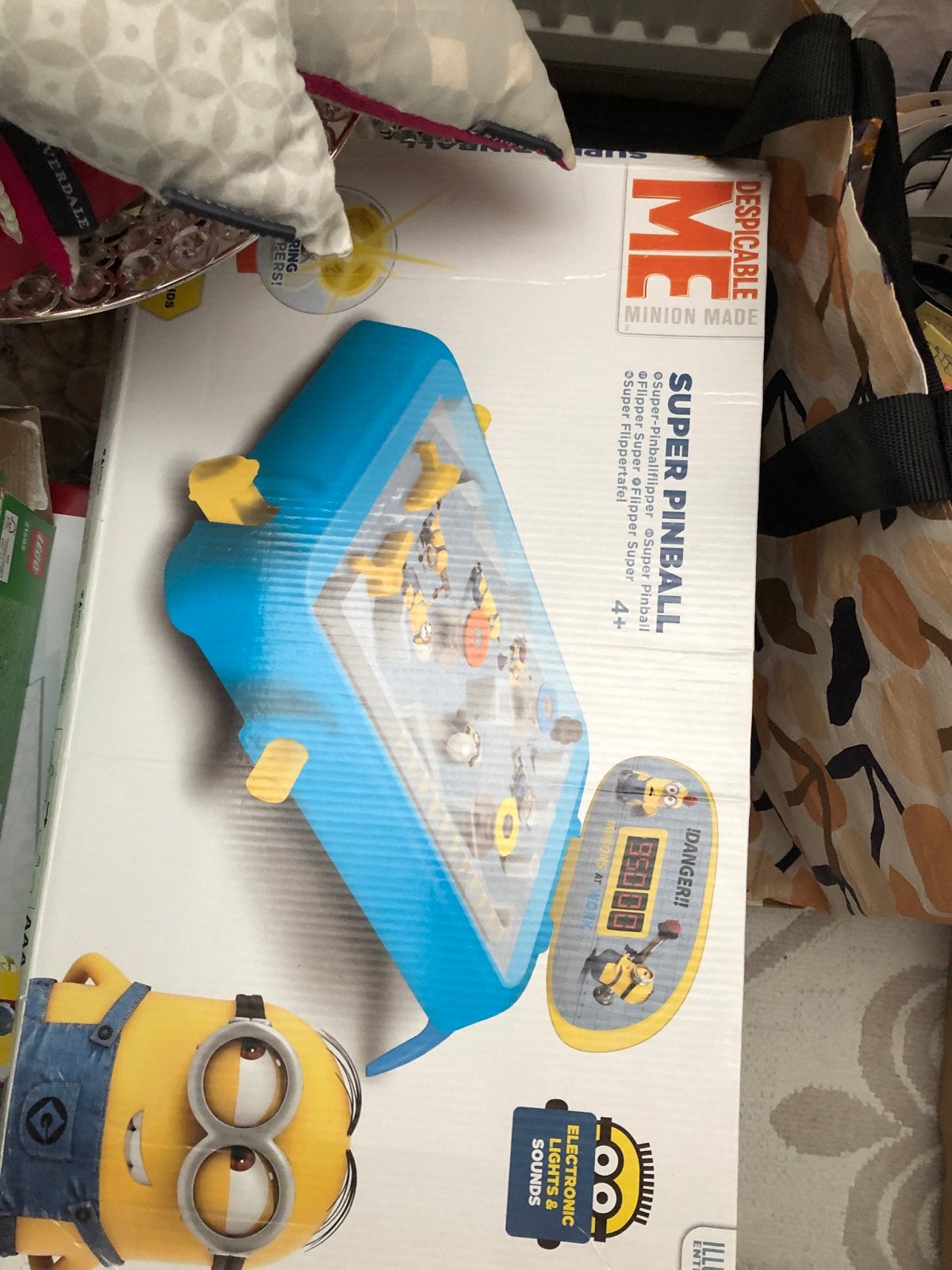 Minions Super Pinball Flipperkast met Licht en Geluid, Ophalen of Verzenden, Zo goed als nieuw, Jongen of Meisje