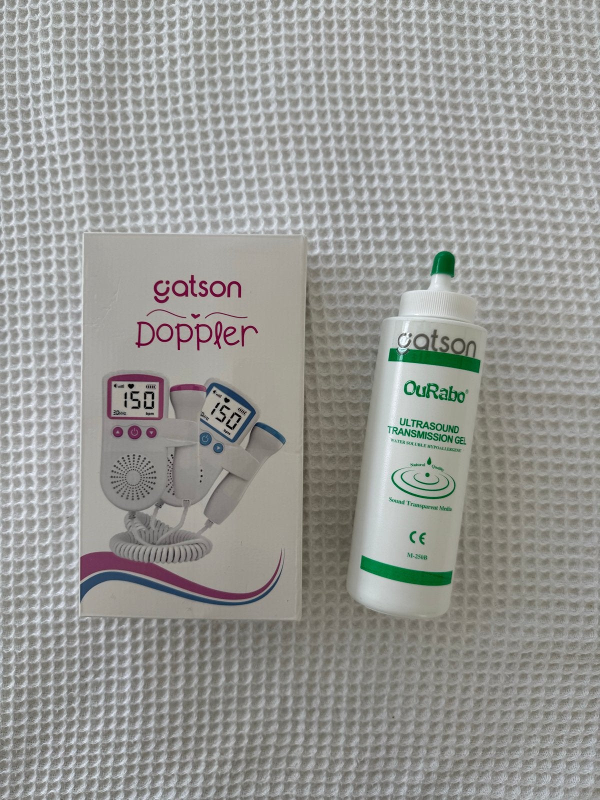 Gatson Doppler foetale hartslagmeter met gel, Ophalen of Verzenden, Zo goed als nieuw, Zwangerschap en Bevalling