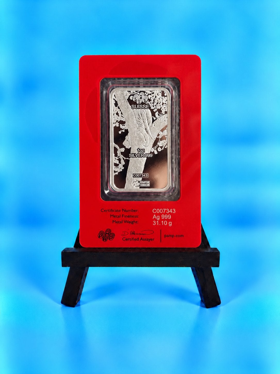 PAMP Suisse🇨🇭Lunar Year of the Tiger 2022 1oz Silver, Ophalen of Verzenden, Zilver