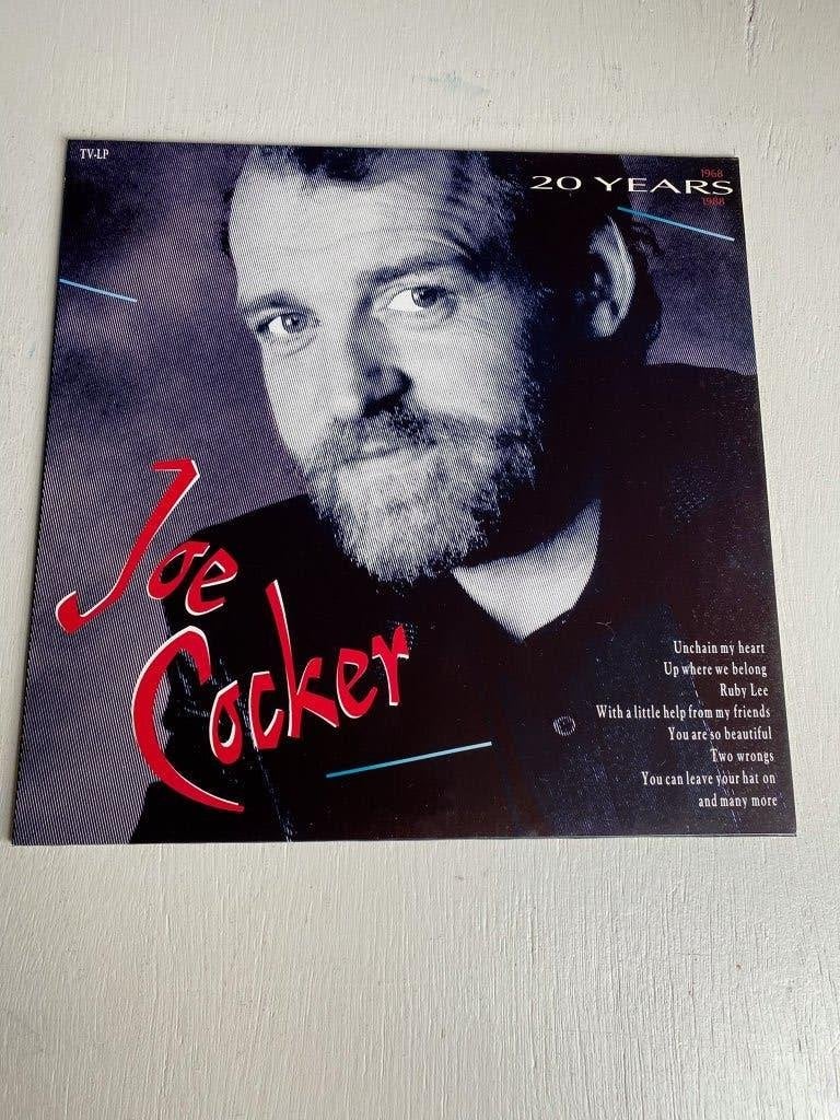 Joe Cocker - 20 Years (1968-1988) LP, Cd's en Dvd's, Vinyl | Rock, Zo goed als nieuw, Poprock, LP, Complilatie, Fotohoes, Inclusief binnenhoes