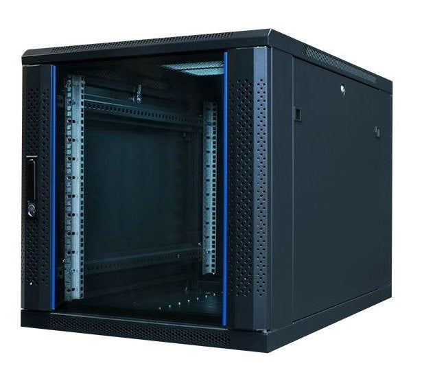 Alfaco 12U Server Rack 19inch Zwart, Computers en Software, Serverkasten, Niet ingevuld, Niet ingevuld, Niet ingevuld