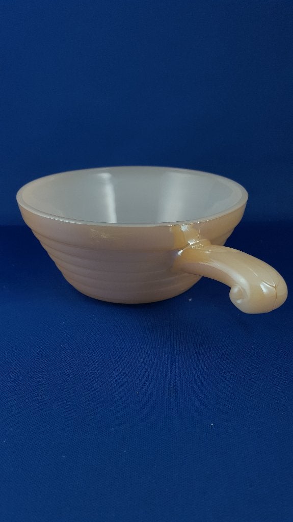 Vintage Fire King, Vuurkoning, parelmoer schaaltje. 4A3, Tweedehands verkoop, Tweedehands verkoop, Gebruikt, Ophalen of Verzenden
