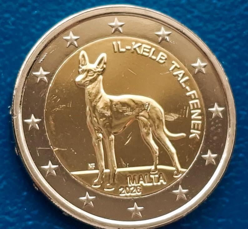Malta 2 Euro "Faraohond" - 2026, Verzenden, Malta, 2 euro, Losse munt