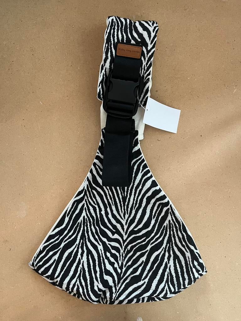 heupdrager / draagzak met zebra print., Kinderen en Baby's, Babydragers en Draagdoeken, Ophalen of Verzenden, Nieuw, Zij, Draagzak