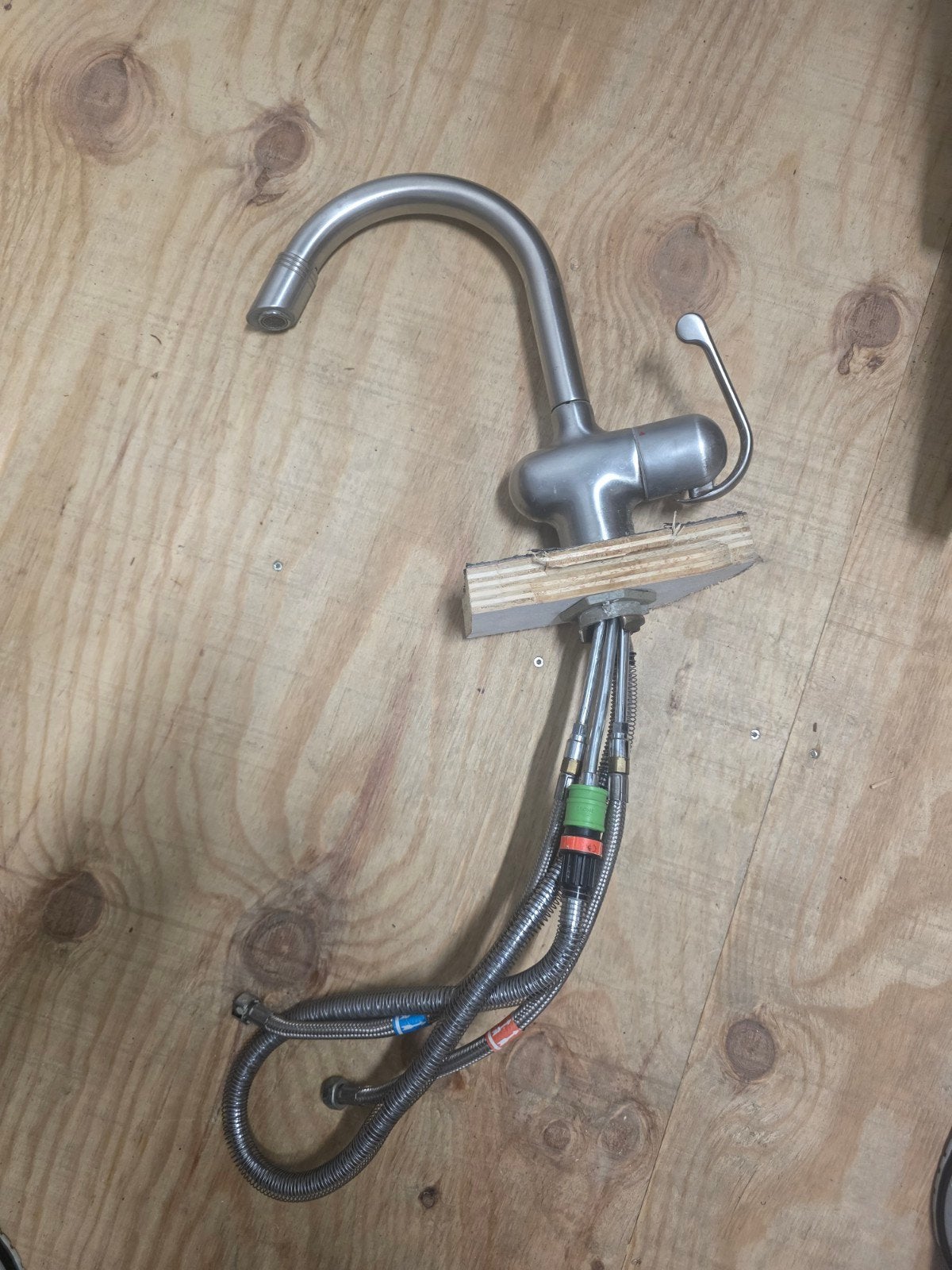 Grohe Damixa Keukenkraan met Uittrekbare Douche - Gebruikt, Grohe, Zilver, Ophalen of Verzenden, Metaal