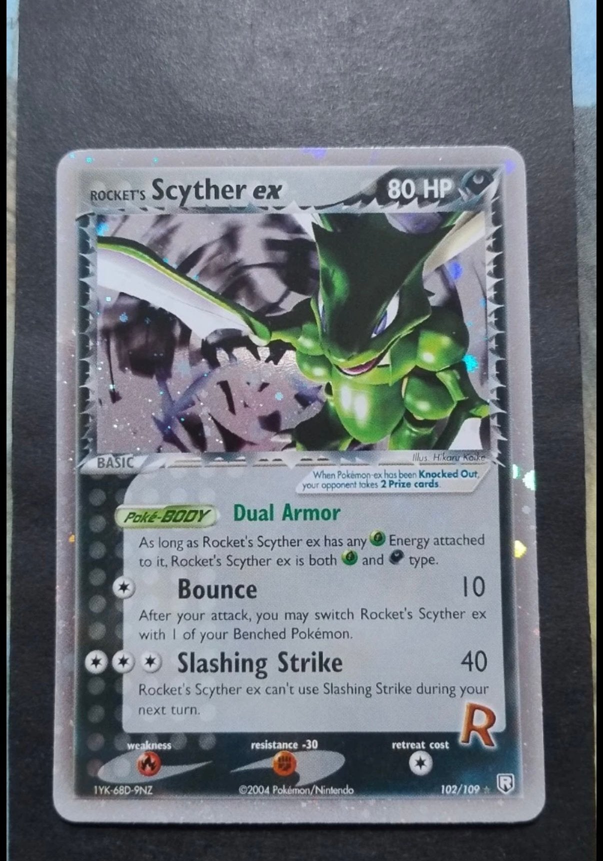 Scyther ex rocket 102/109, Ophalen of Verzenden, Zo goed als nieuw