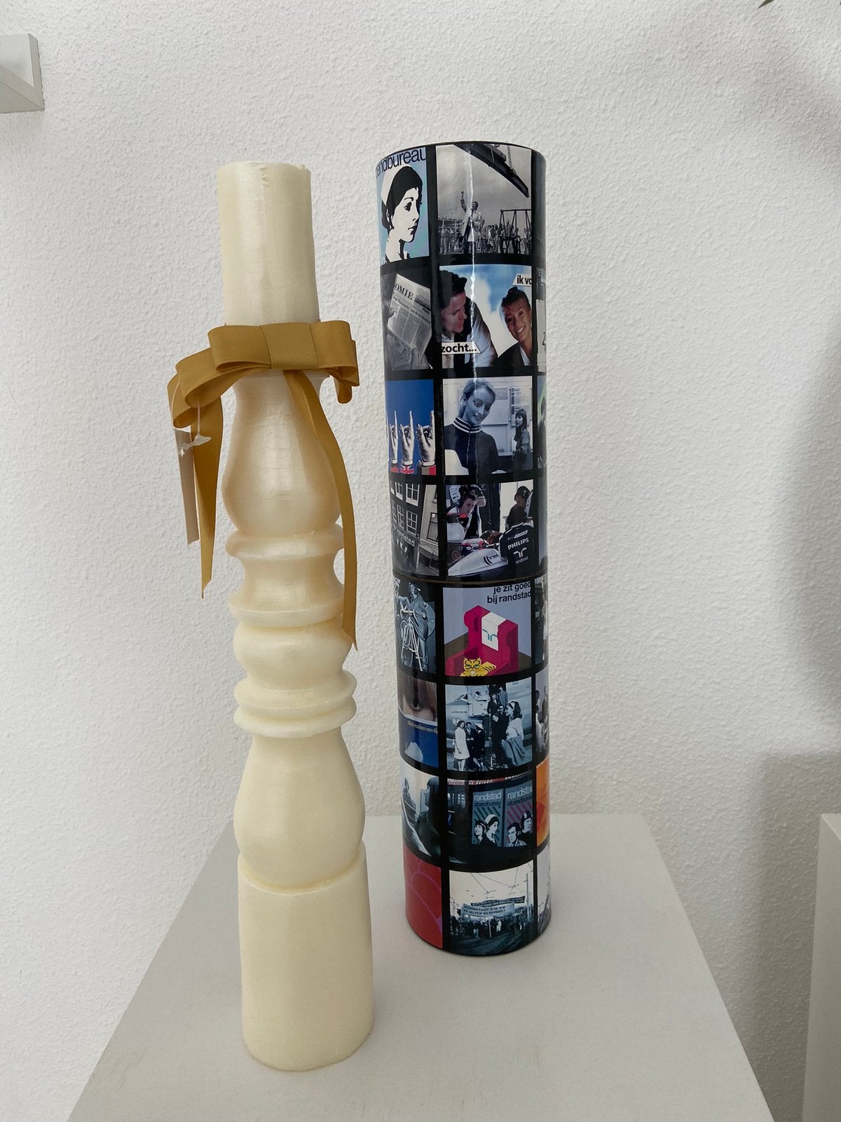Marcel Wanders kaars in koker, Ophalen