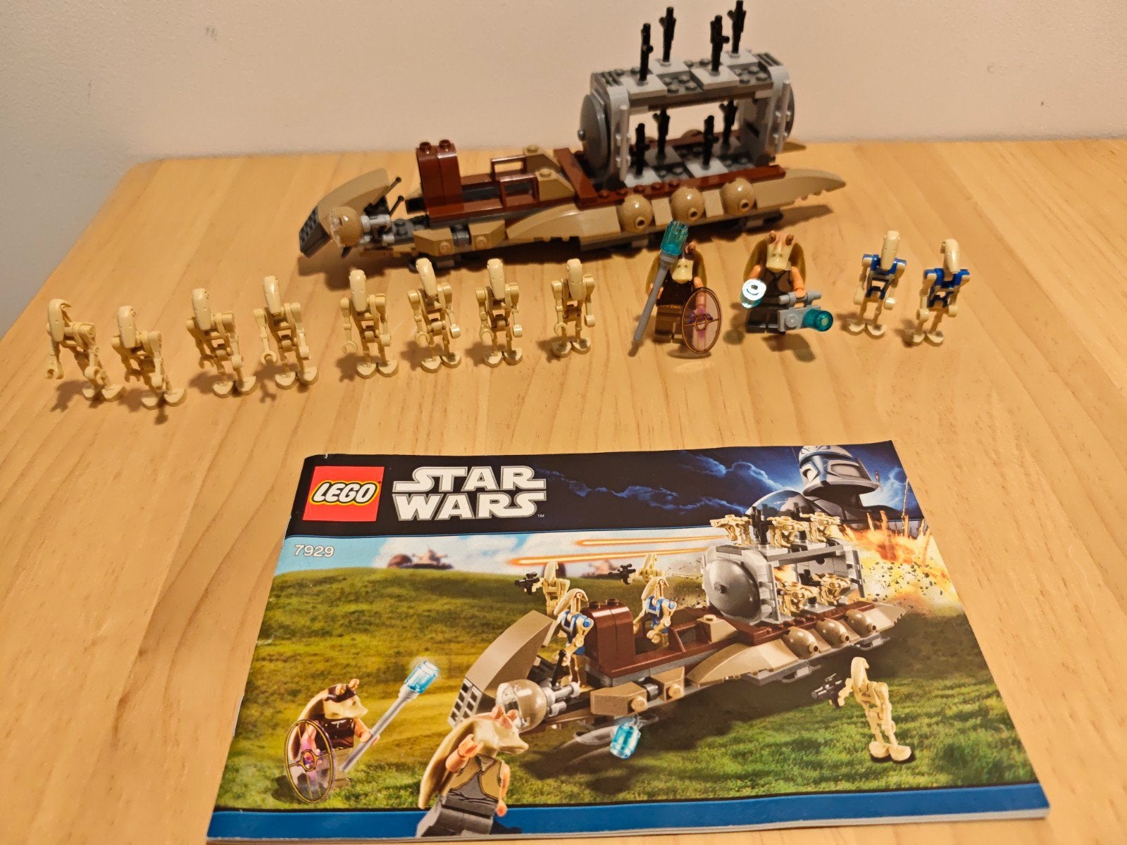 LEGO Star Wars 7929: The Battle of Naboo - ZGAN 9x compleet, Star Wars, Lego, Ophalen of Verzenden, Zo goed als nieuw