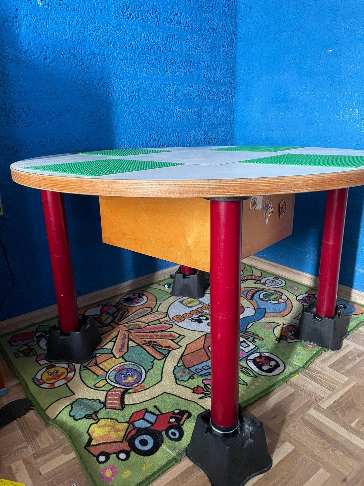 Lego tafel, Ophalen, Gebruikt
