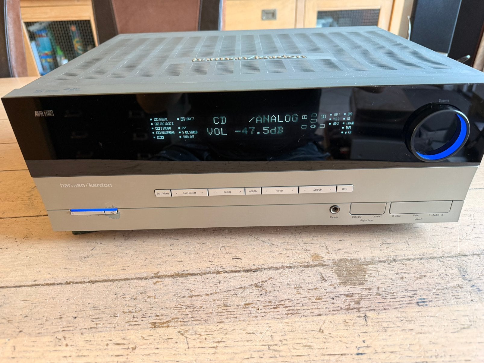 Harman/kardon avr-132 zie foto’s, Overige merken, Ophalen of Verzenden, Zo goed als nieuw, 60 tot 120 watt