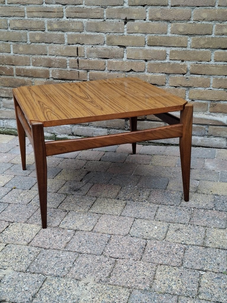 Mid-Century Modern Teak Salontafel Deens Design, Huis en Inrichting, Ophalen, 50 tot 100 cm, 50 tot 100 cm, Zo goed als nieuw