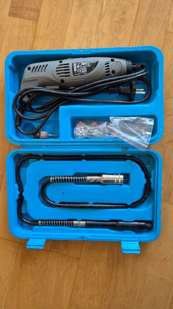 Multitool met accessoires en flexibele as, Ophalen of Verzenden, Zo goed als nieuw, Multitool, Overige merken