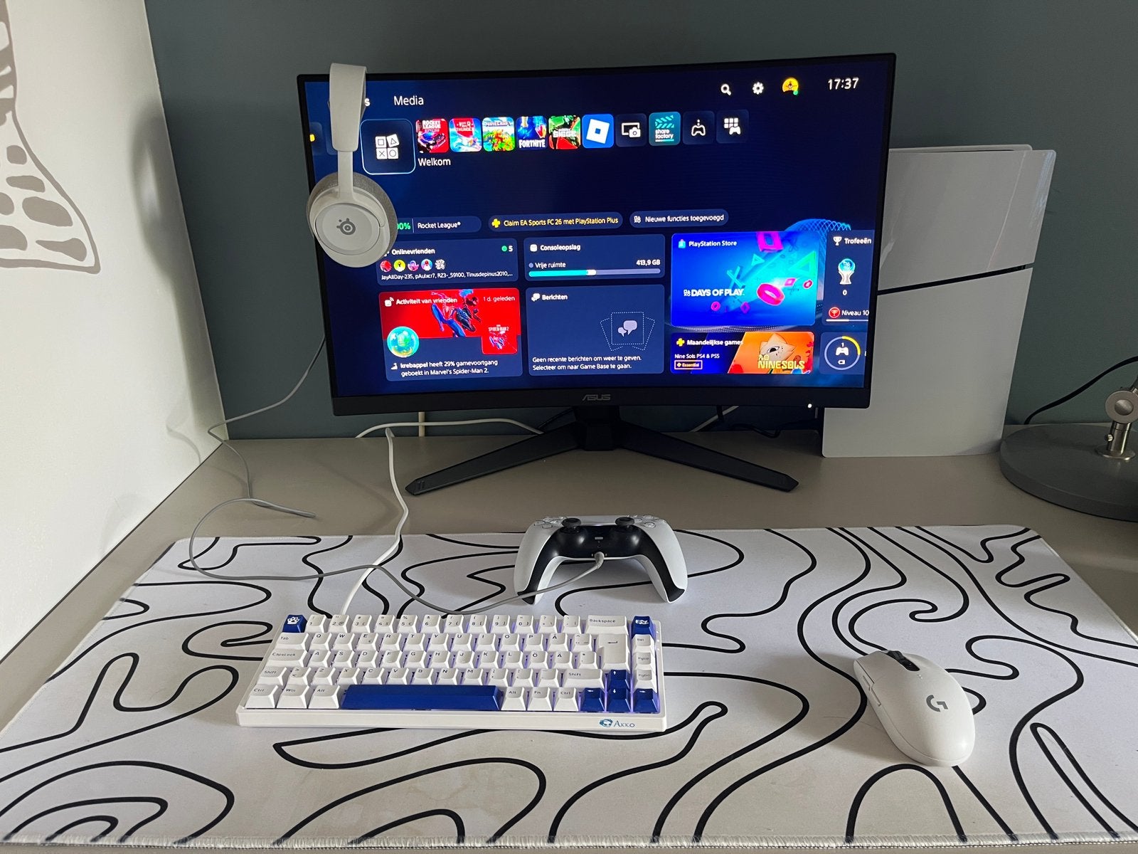 Playstion 5 setup, 50 Hz, Ophalen of Verzenden, Zo goed als nieuw, Samsung