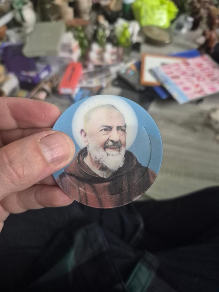 Padre Pio bidprentje / afbeelding, Verzamelen, Ophalen of Verzenden