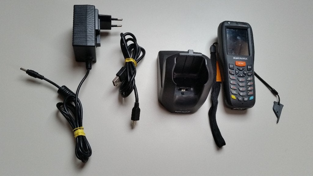 Datalogic Handscanner Memor X3 met Lader Barcode scanner Pro, Data logic, Ophalen of Verzenden, Barcodescanner, Zo goed als nieuw