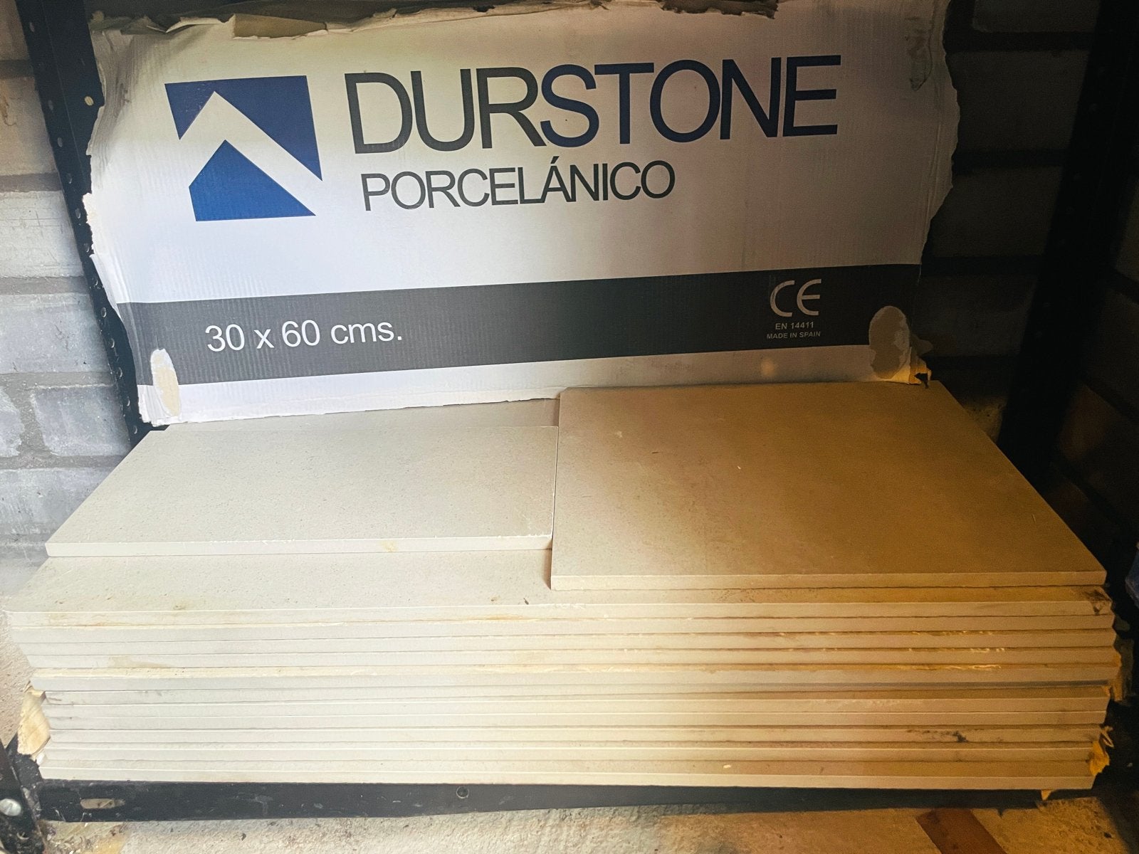 Durstone Porcelánico tegels 30x60 cm, Doe-het-zelf en Verbouw, 40 tot 60 cm, Keramiek, Zo goed als nieuw, 20 tot 40 cm