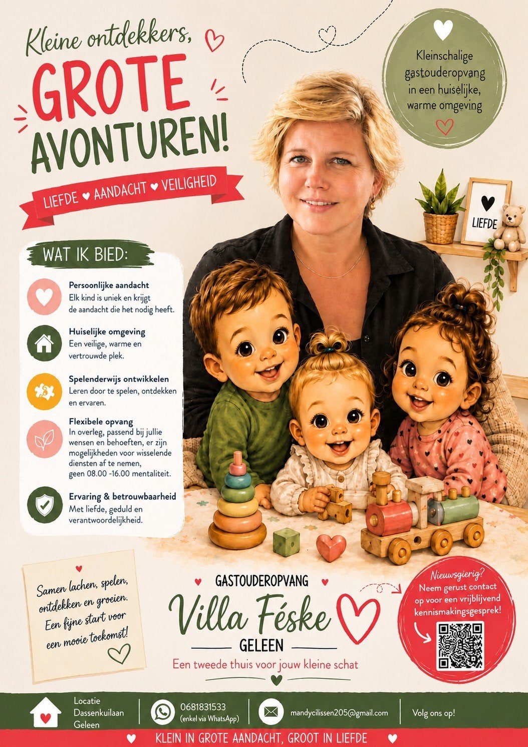 gastouder opvang, Ophalen