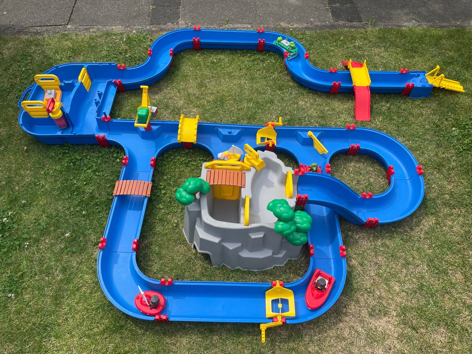 Aquaplay Dubbele Set: Mountain Lake 1542 & Megabridge 1528, Ophalen, Gebruikt