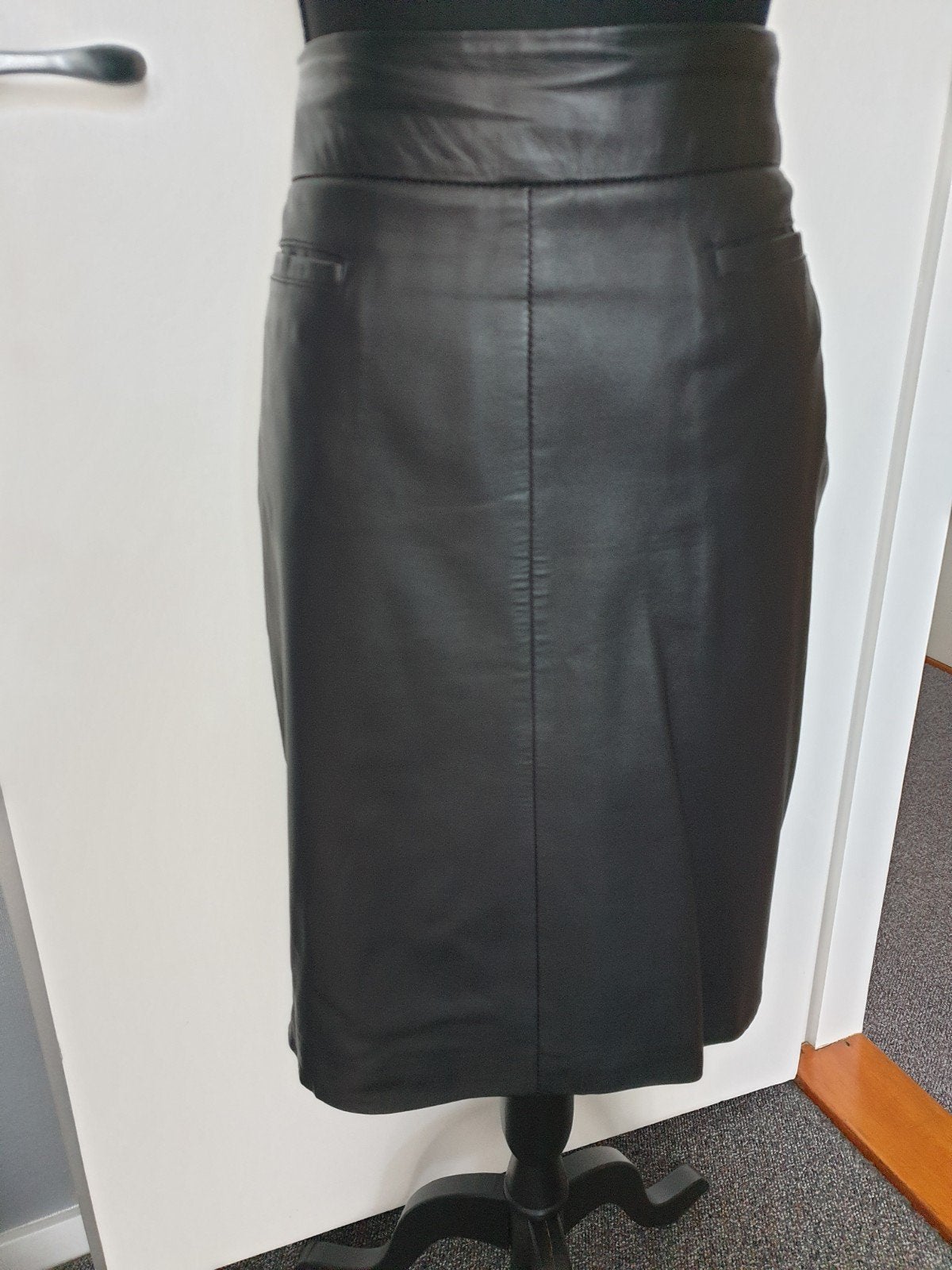 Arma zwart leren rok maat 42, Kleding | Dames, Rokken, Maat 38/40 (M), Verzenden, Zwart, Arma