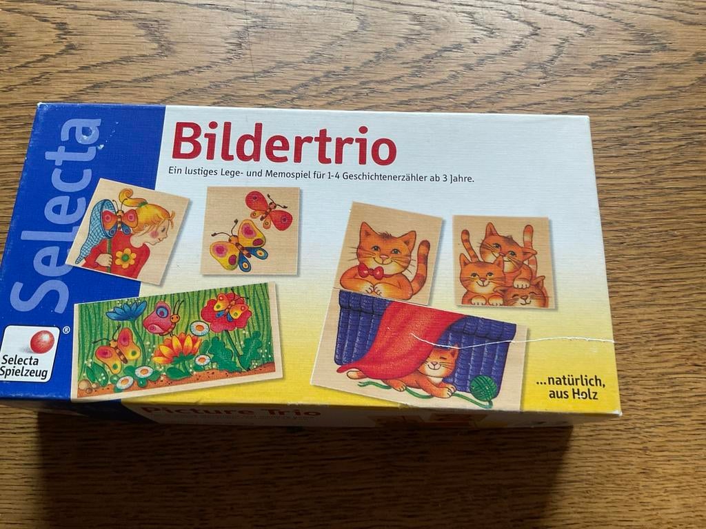 Houten beelden lotto, Kinderen en Baby's, Speelgoed | Houten speelgoed, Ophalen of Verzenden, Zo goed als nieuw