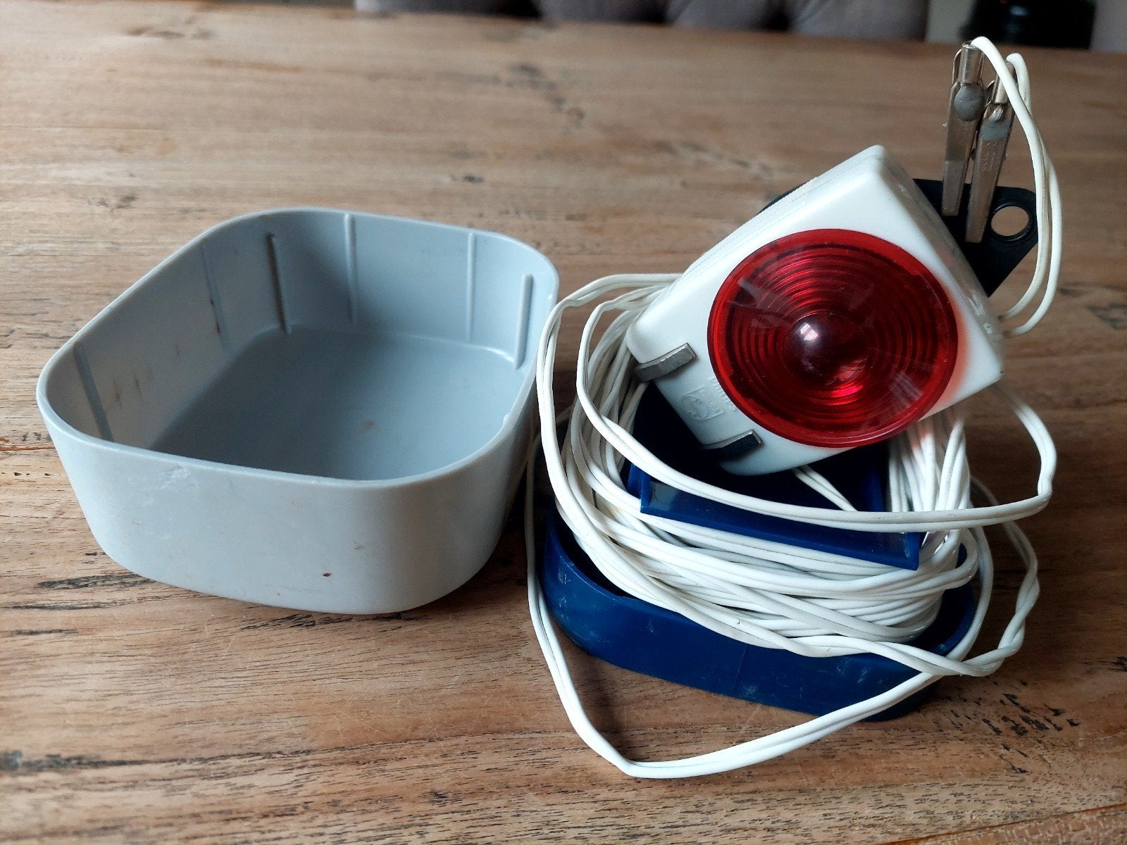 Vintage pechlamp Philips, Ophalen of Verzenden, Gebruikt