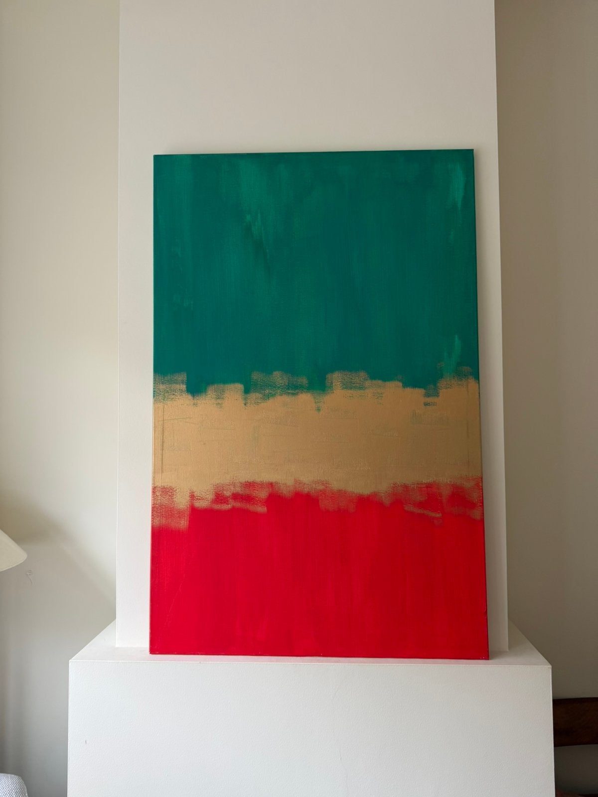Groot abstract schilderij 115x75 cm - gratis ophalen, Ophalen