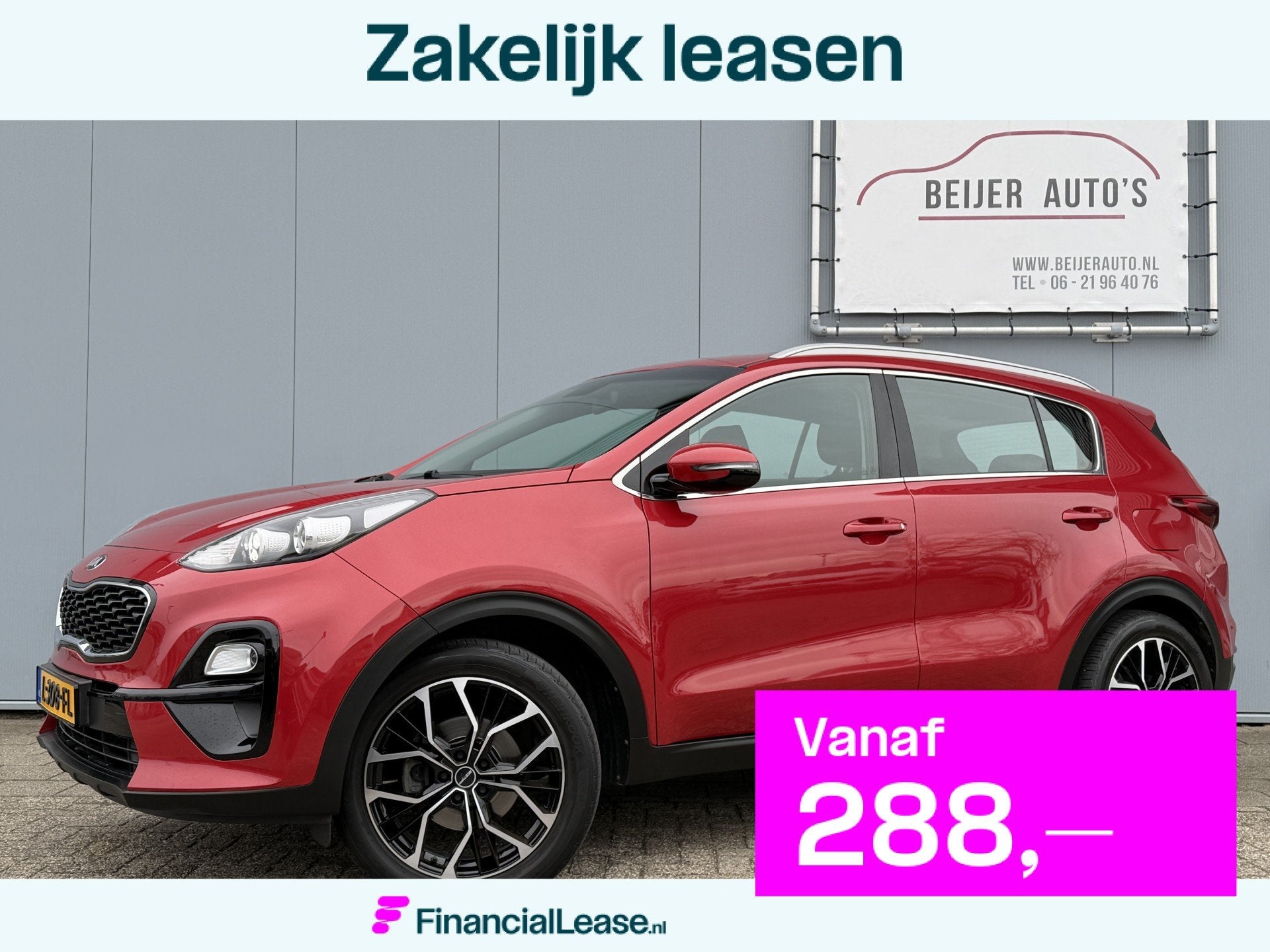 Kia Sportage 1.6 GDI DynamicLine Carplay/Trekhaak/19inch., Voorwielaandrijving, Stof, Gebruikt, 4 cilinders