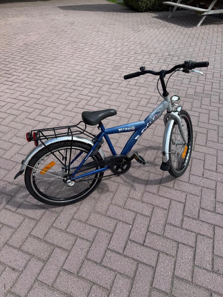 Jongensfiets 22 inch, Fietsen en Brommers, Fietsen | Jongens, Ophalen, Gebruikt, 22 inch