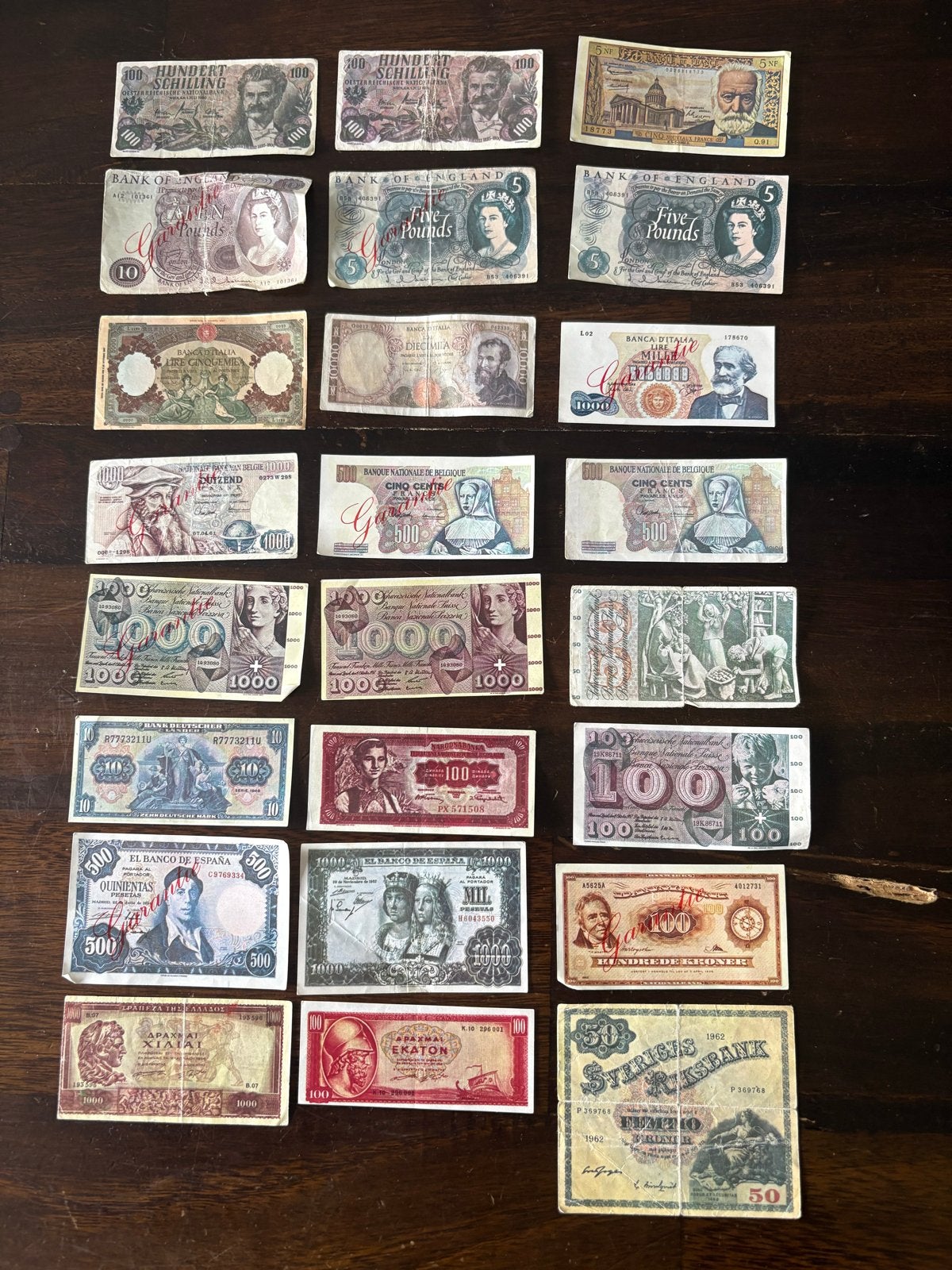 Nepgeld - Diverse valuta's en landen, Ophalen of Verzenden, Overige landen, 20 euro, Setje
