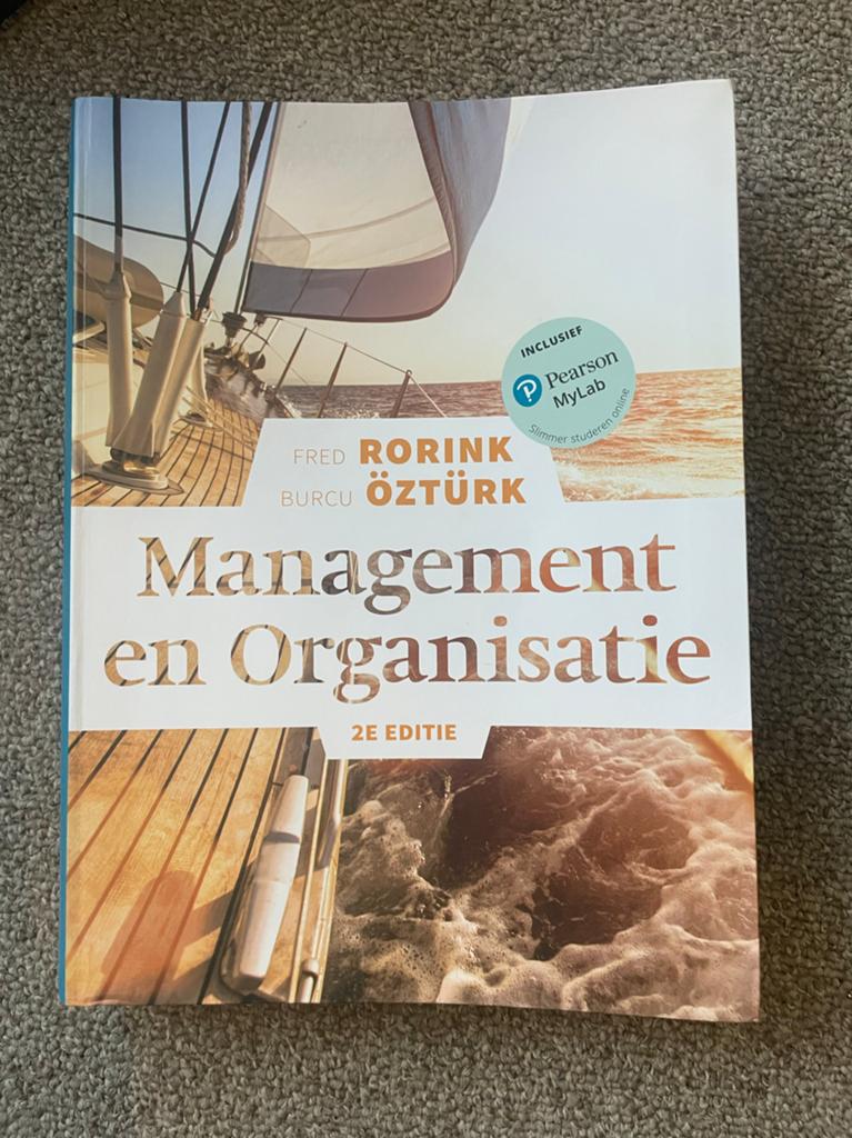 Management en Organisatie - 2e editie (HBO/WO), Ophalen of Verzenden, Gamma, Zo goed als nieuw, HBO