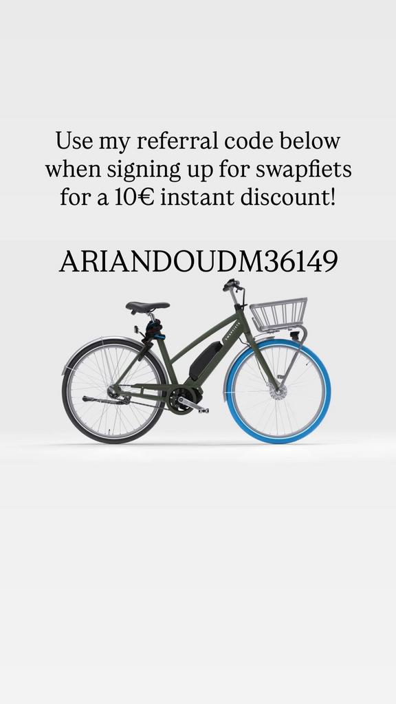 Swapfiets 10€ discount, Fietsen en Brommers, Ophalen of Verzenden, Zo goed als nieuw, 20 inch of meer