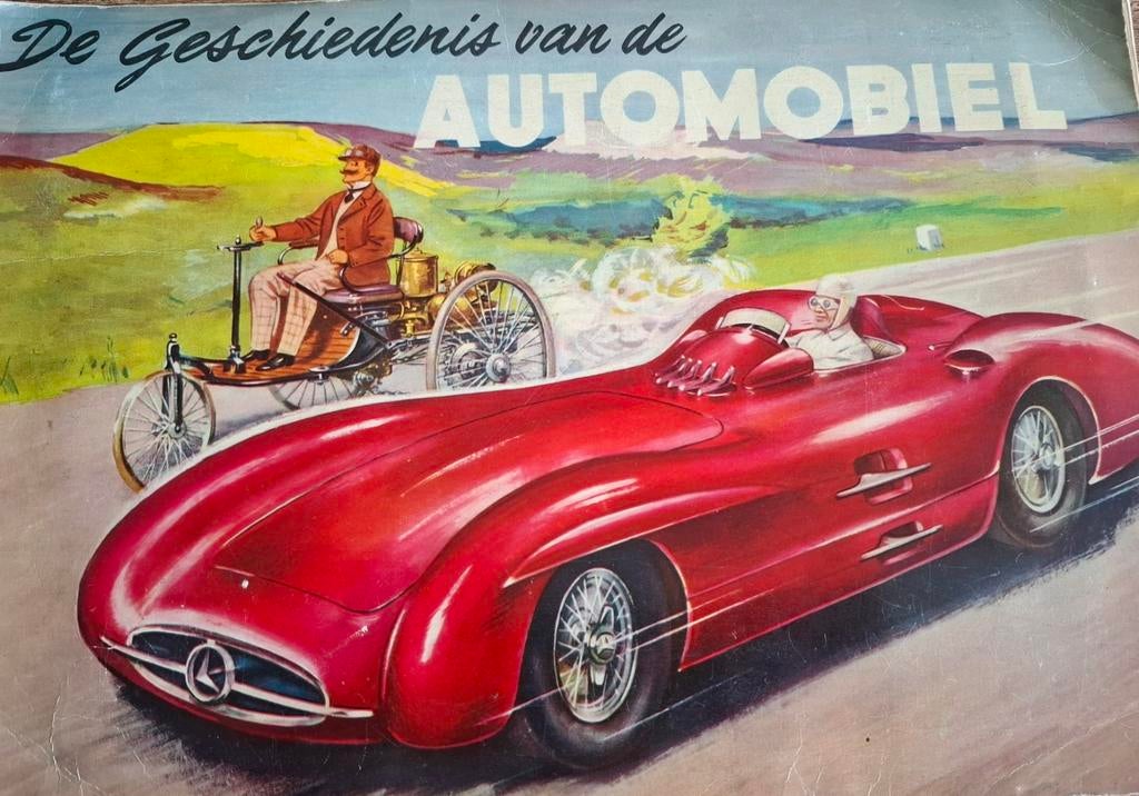 Verzamelalbum met geschiedenis over de autosport, Ophalen of Verzenden