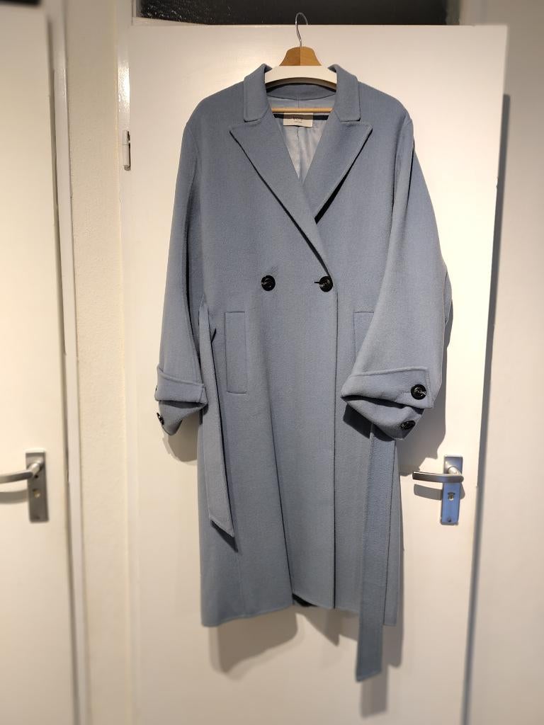 Dames jas as wol babyblauw, Ophalen, Blauw, Nieuw, Mote