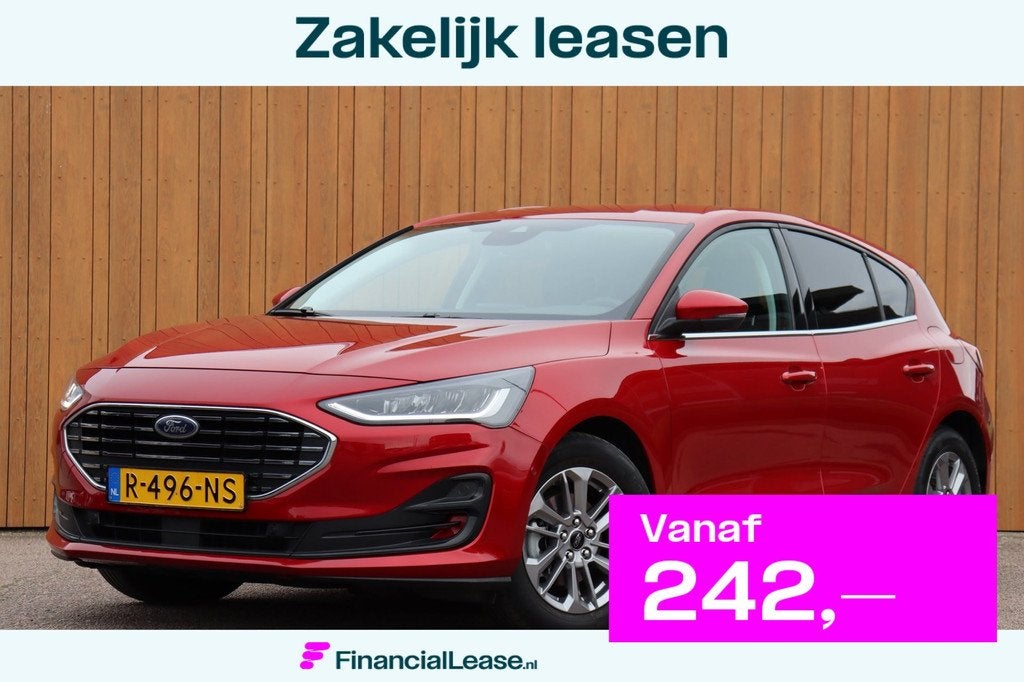 Ford Focus 1.0 EB Hybrid Titanium Style orgNL stoel+raamverw, 12 maanden, 125 pk, Gebruikt, Euro 6
