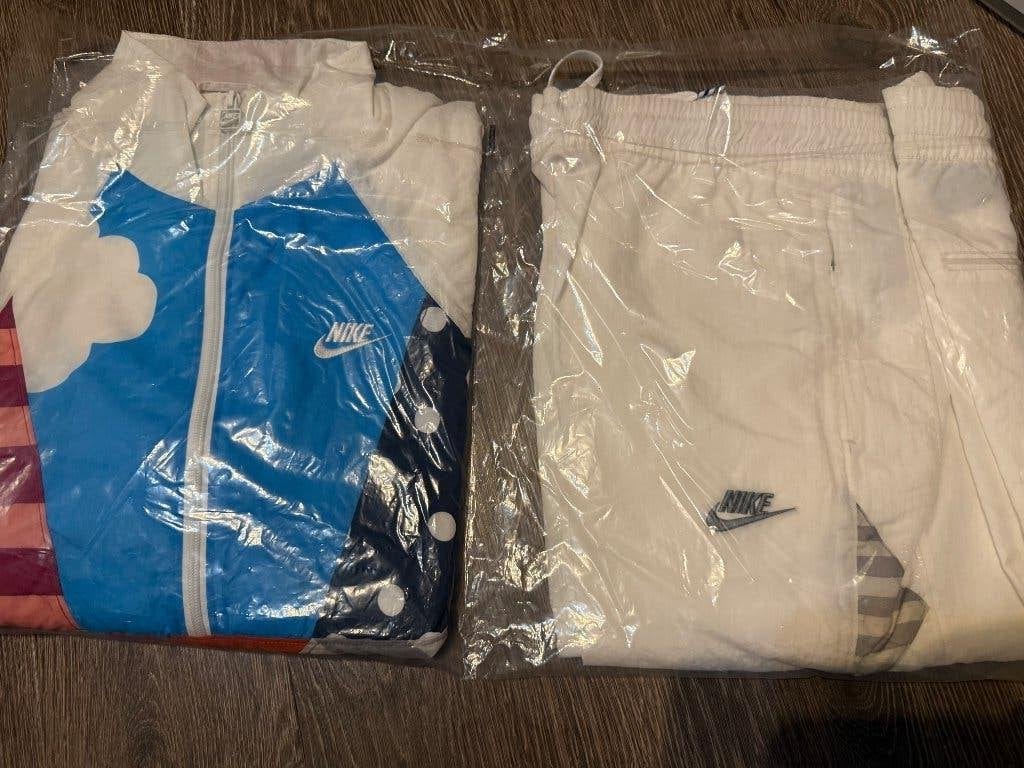 Nike x Parra Tracksuit, Maat 52/54 (L), Wit, Nike, Nieuw