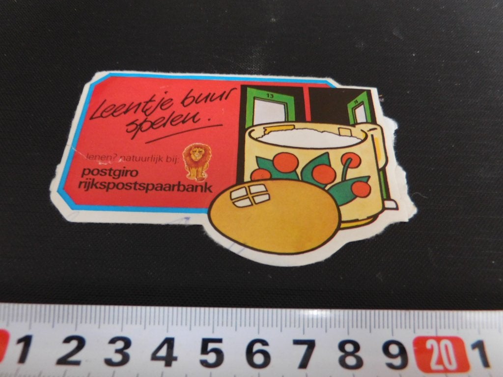 sticker postgiro rps leentje buur spelen *, Ophalen, Zo goed als nieuw
