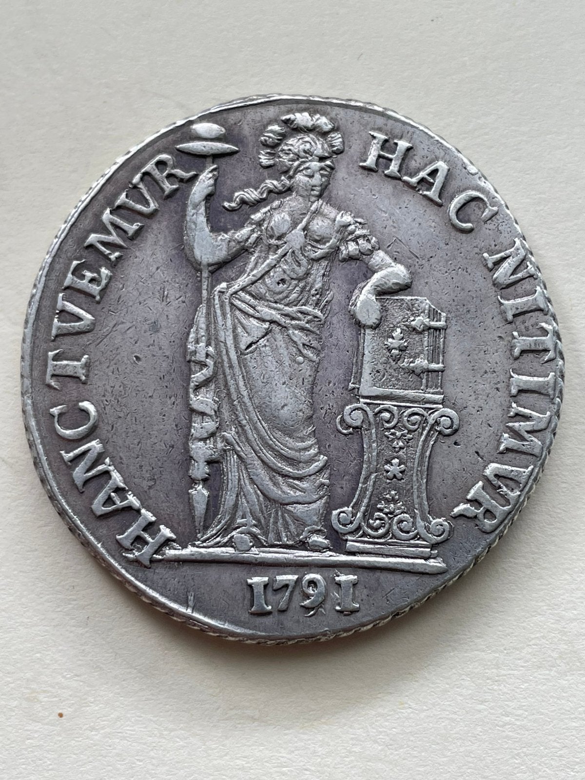 3 gulden West Friesland 1791 overslag duidelijk, Postzegels en Munten, Vóór koninkrijk, Verzenden, Zilver, Overige waardes