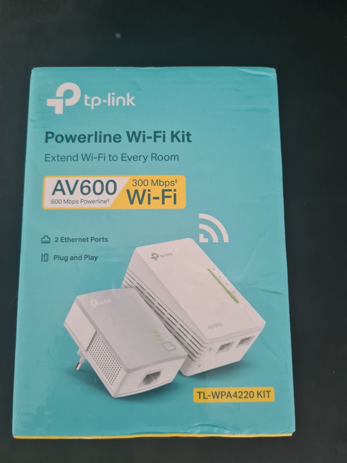 TP-Link Powerline Wi-Fi Kit AV600 TL-WPA4220 KIT, Computers en Software, Ophalen of Verzenden, Nieuw, TP-Link
