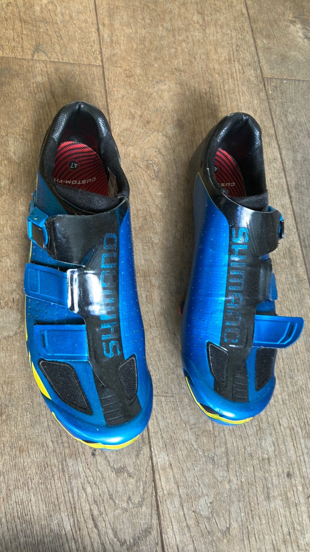 Shimano wielrenschoenen maat 47 incl. Shimano plaatjes, Ophalen, Gebruikt, Overige maten, Schoenen