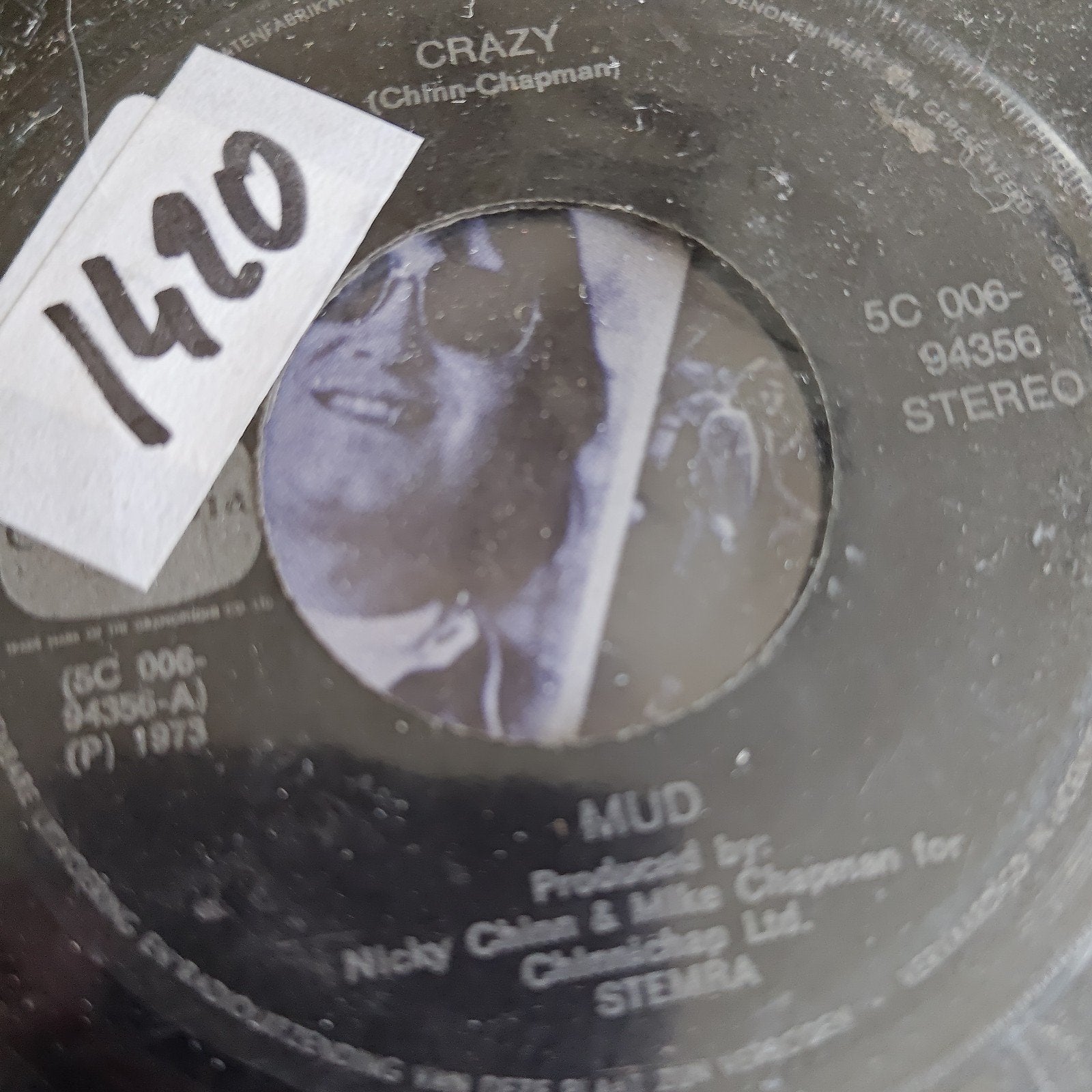 Mud - Crazy (Vinyl Single, 1973), Ophalen of Verzenden, Gebruikt, 7 inch, EP